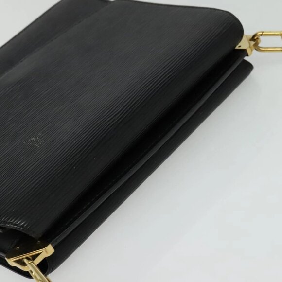 LOUIS VUITTON Epi Grenel Shoulder Bag Black M52362 LV Auth 139883 - Picture 6 of 16